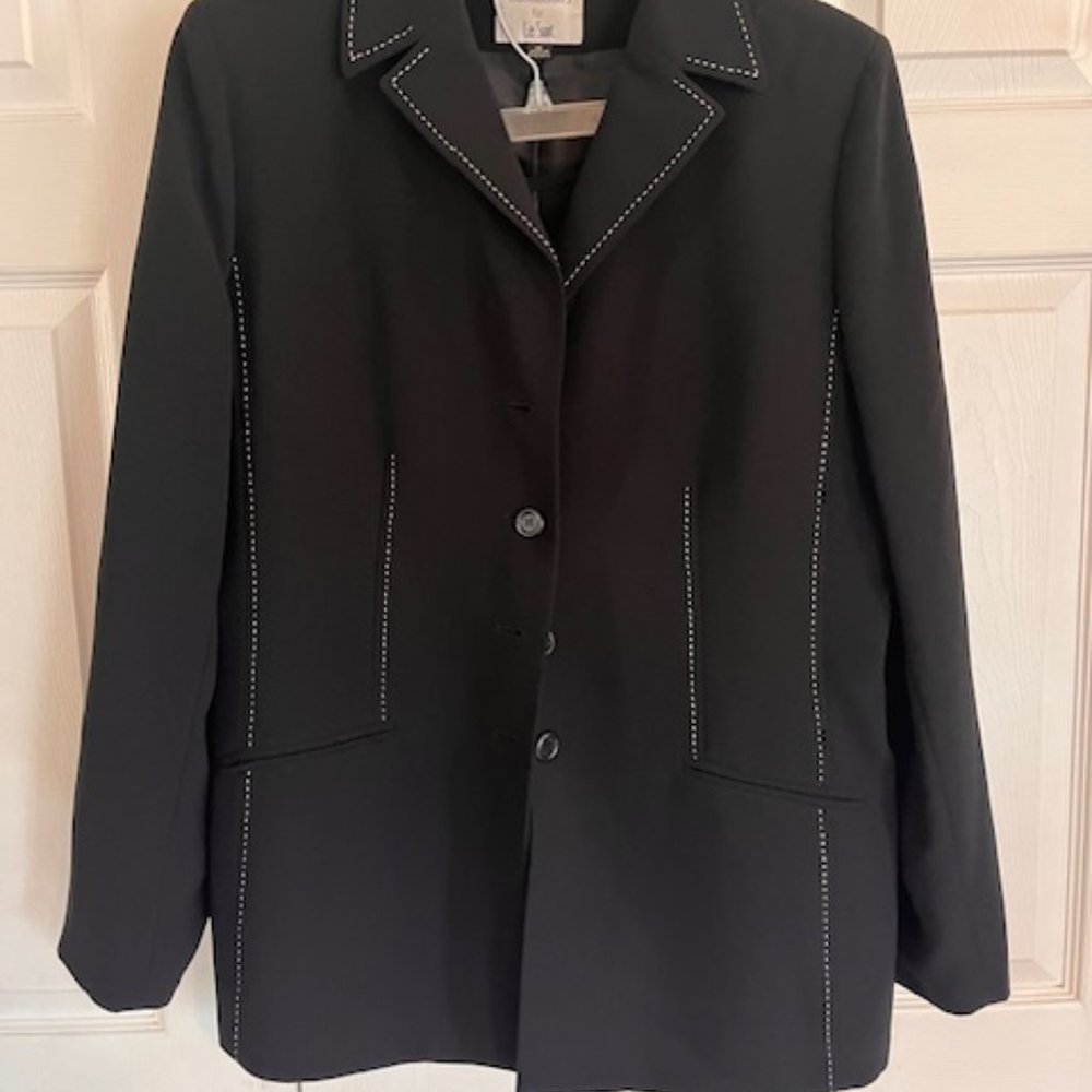 Collection For Le Suit Black Suit